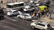 Две машины столкнулись в Кокшетау